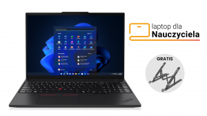 Laptop dla Nauczyciela Lenovo ThinkPad T16 Gen 4 21QN0021PB Ryzen AI 5 PRO 340 16" WUXGA_LP 32GB 512SSD Int W11Pro