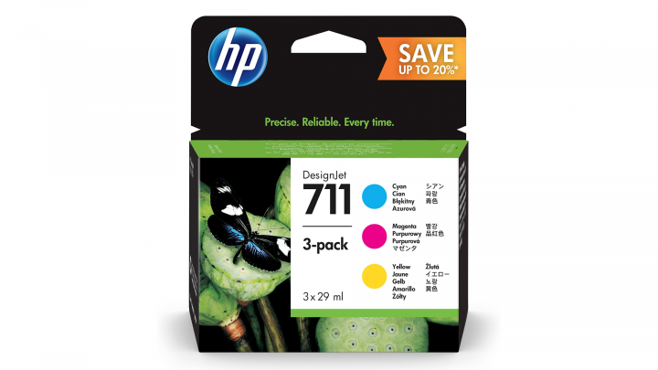 Tusz HP 711 trójkolorowy