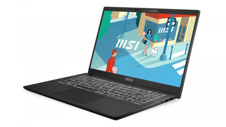 Laptop MSI Modern 15 H C13M W11H (white BK) Classic Black 5