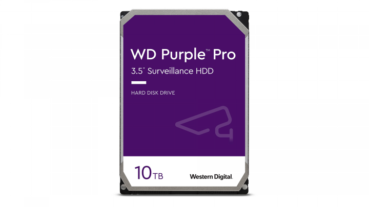 Dysk HDD WD Purple Pro 10000GB 3,5 WD101PURP - widok frontu