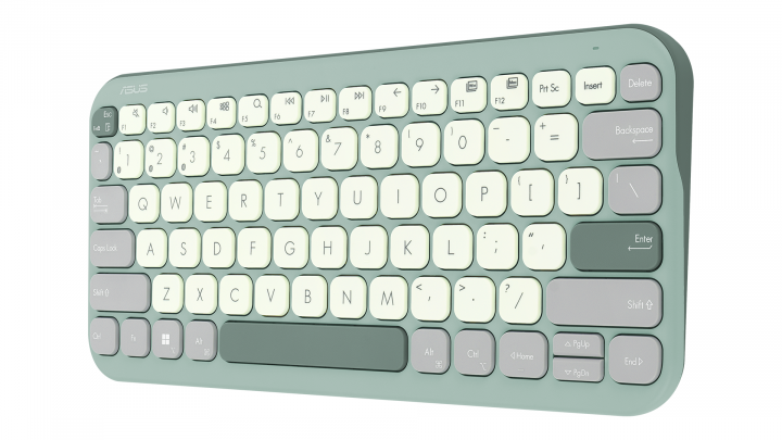 Klawiatura bezprzewodowa ASUS Marshmallow KW100 90XB0880-BKB050 szałwiowa 4