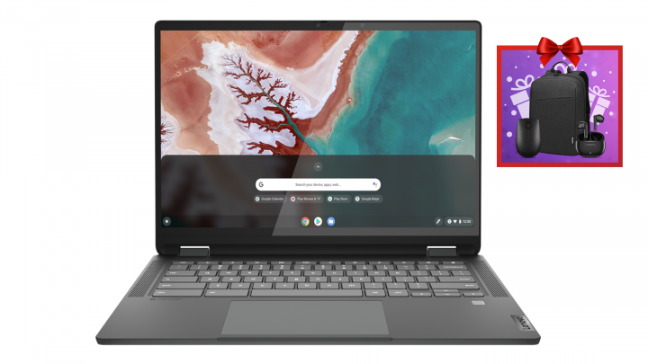 IdeaPad Flex 5 Chrome 14IAU7 ChromeOS Storm Grey Świąteczny Box 2