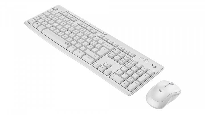 Zestaw bezprzewodowy Logitech MK295 SILENT WIRELESS klawiatura + mysz biały 920-009823