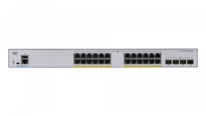 Switch Cisco CBS250-24FP-4X-EU