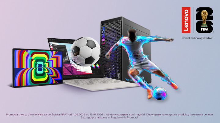 Mistrzowski Cashback! Kup produkty Lenovo i ustrzel do 2000 zł zwrotu. - w środku aktualności
