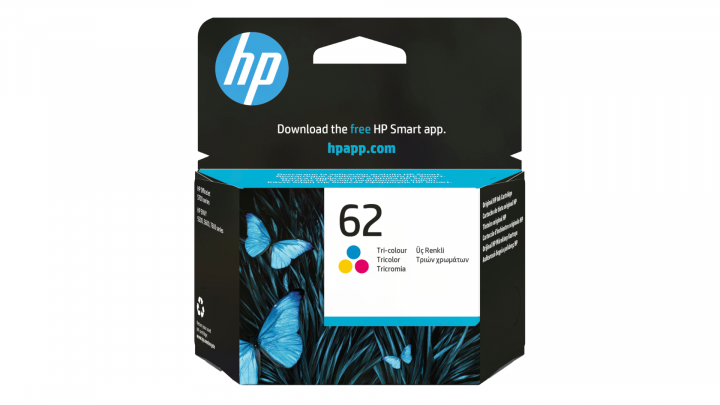 Tusz HP 62 trójkolorwy C2P06AE