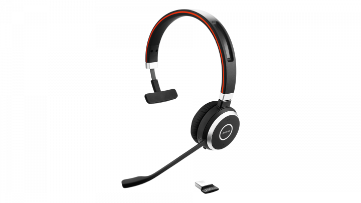 Zestaw słuchawkowy Jabra Evolve 65 Mono - widok frontu prawej strony