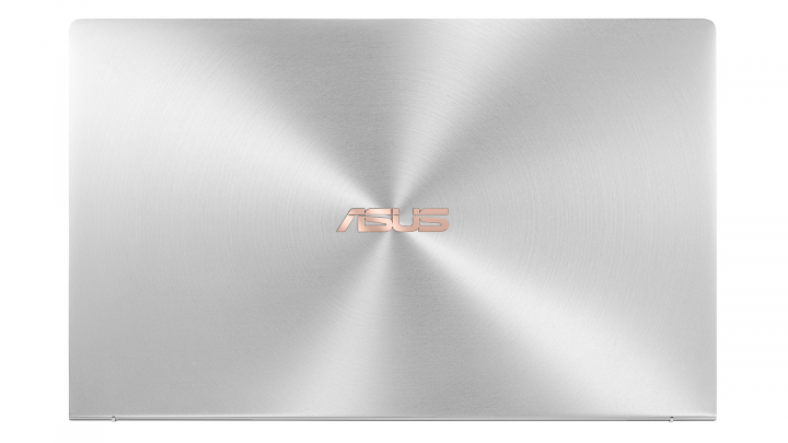 Laptop Asus Zenbook UM433 Icicle Silver - widok klapy