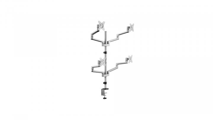 Uchwyt biurkowy na 4 monitory LogiLink 17-32" 6KG 75x75-100x100 BP0211 2
