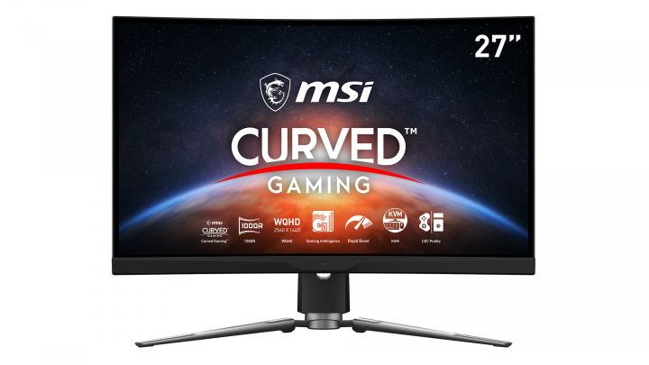 Monitor MSI MPG ARTYMIS 273CQR - widok frontu