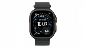 Smartwatch Apple Watch Ultra 3 GPS + Cellular, koperta 49 mm z tytanu w kolorze czarnym, pasek Ocean w kolorze czarnym - MF0J4QP/A