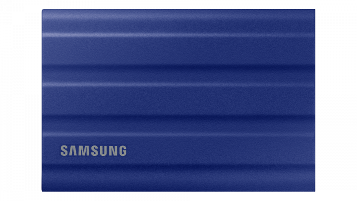 Samsung T7 Shield 2000GB USB 3.2 IP65 Niebieski - MU-PE2T0R/EU - widok frontu
