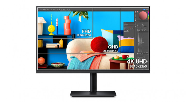 Monitor Samsung ViewFinity S8 LS32H804EAUXEN 32" VA UHD wielkość
