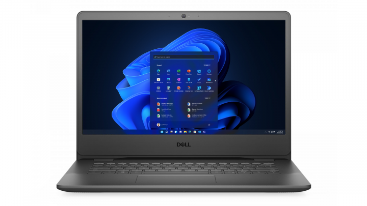 Dell Vostro 14 3400 W11P czarny - widok frontu