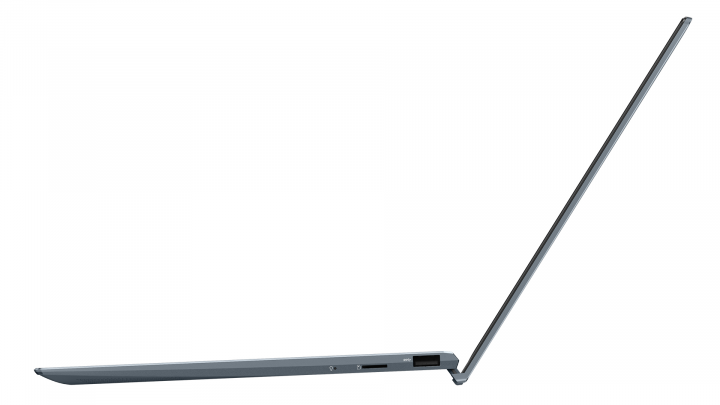 Laptop Asus ZenBook 13 UX325EA - widok frontu lewej strony