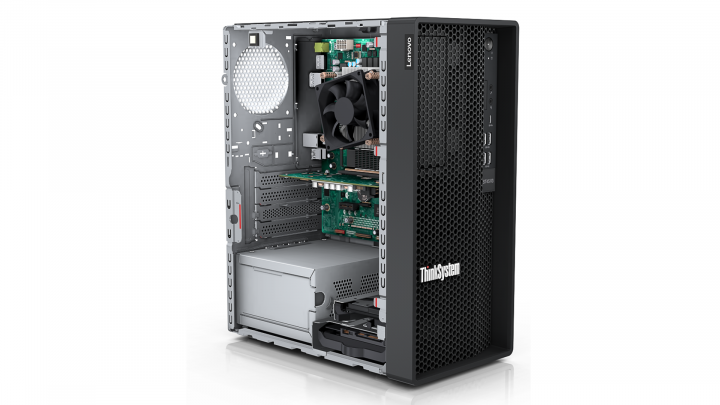 Serwer Lenovo ThinkSystem ST45 V3 prezentacja bok