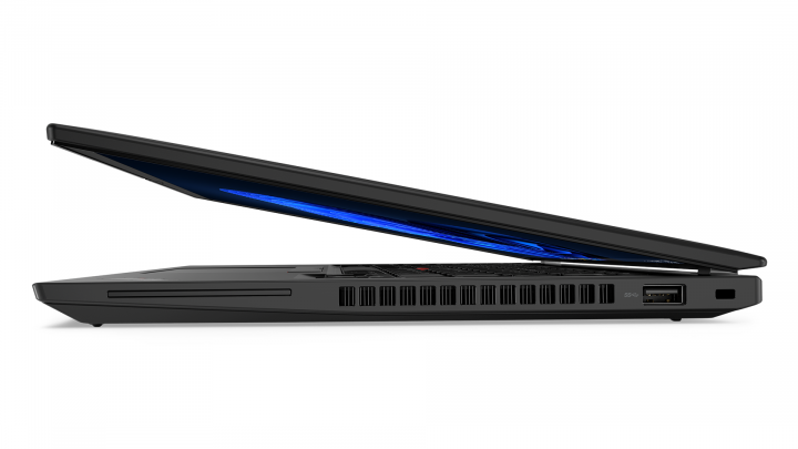 Mobilna stacja robocza Lenovo ThinkPad P14s Gen 3 (Intel) czarny - widok prawej strony
