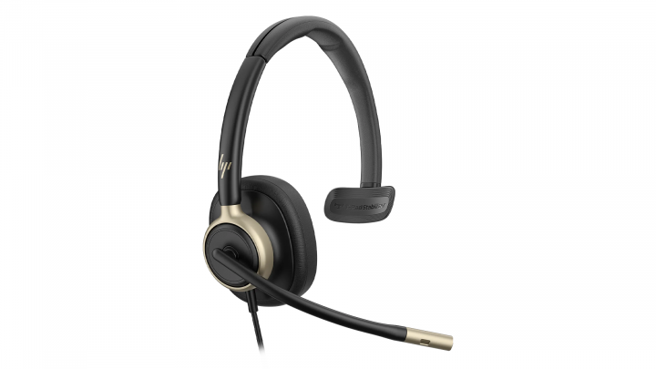 Słuchawki przewodowe HP Poly Mission 815 Mono USB-C + Adapter USB-C/A 4