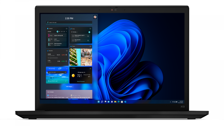 ThinkPad X13 G3 W11P - widok frontu