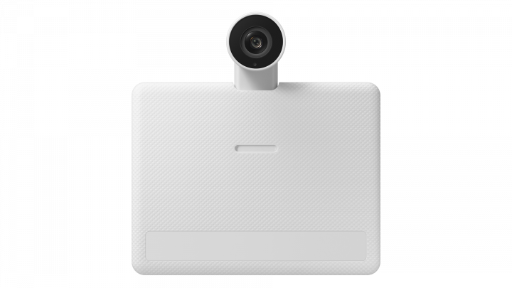 Monitor Samsung Smart M8 LS32BM80PUUXEN - kamera - widok frontu