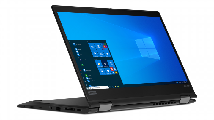 Laptop Lenovo ThinkPad X13 Yoga gen1 czarny W10P widok trybu ramki
