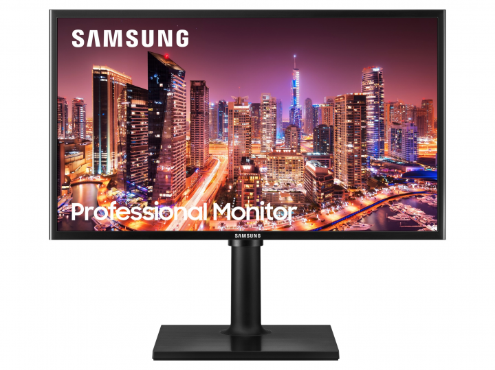Monitor Samsung LF24T400FHRXEN - widok frontu