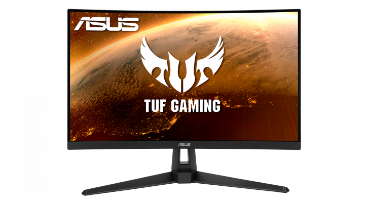 Monitor Asus VG27WQ1B czarny - widok frontu