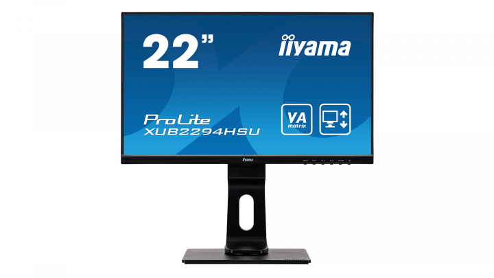 Monitor IIYAMA ProLite XUB2294HSU-B1 - widok frontu