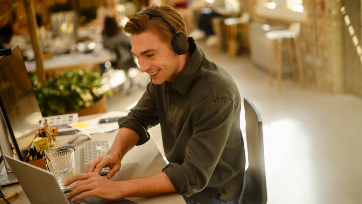 Słuchawki bezprzewodowe Jabra Evolve3 65 Flex UC Stereo 6