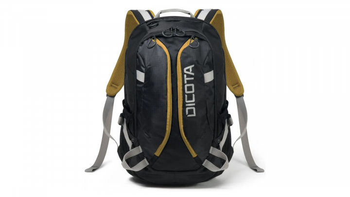 Plecak do laptopa DICOTA Active D31048 156 czarno żółty przód