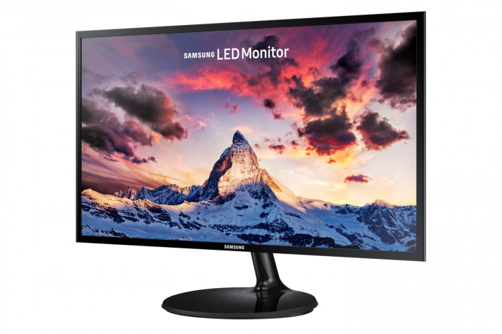 Monitor Samsung S24F350FHU LS24F350FHUXEN - widok frontu prawej strony