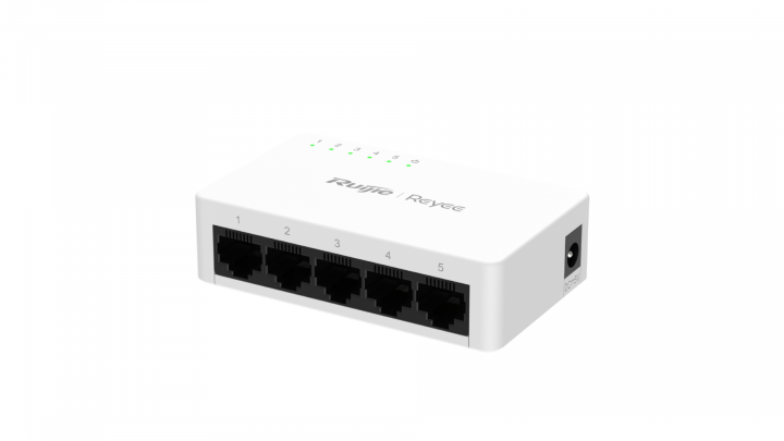Switch Ruijie Reyee RG-ES05F 5-port 100Mbps Ext PSU 2