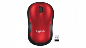 Mysz bezprzewodowa Logitech M185 optyczna czerwona 910-002237