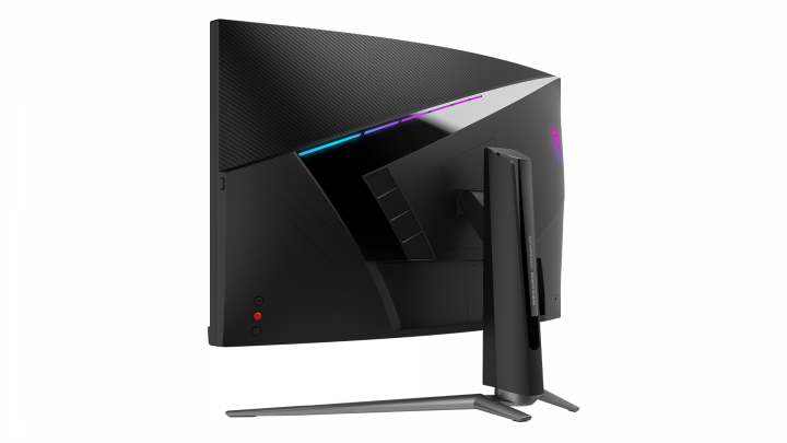 Monitor MSI MPG ARTYMIS 323CQR tył lewa strona