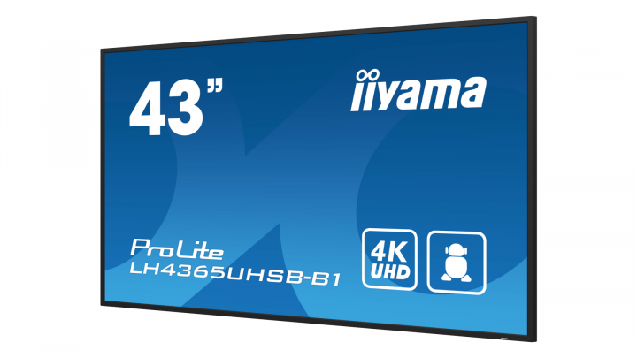 Monitor wielkoformatowy iiyama ProLite LH4365UHSB-B1 43" 4K UHD IPS 24/7 DigitalSignage 4