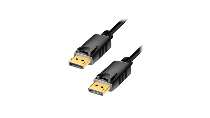 Kabel LogiLink DisplayPort 4K/60 Hz CD0100 czarny 1m 2