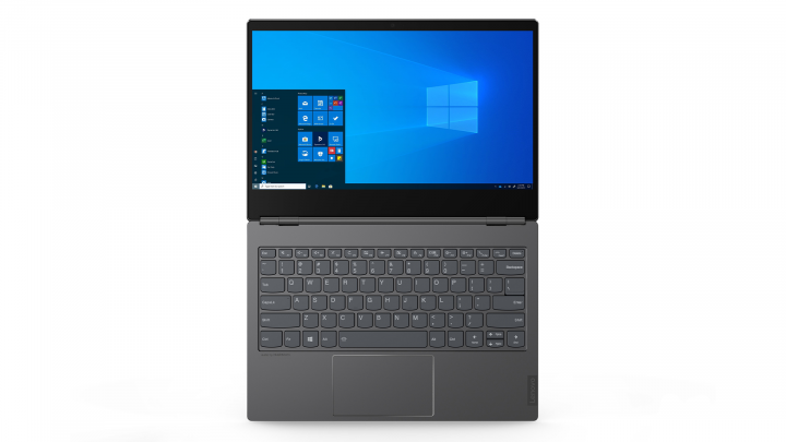 Laptop Lenovo ThinkBook Plus czarny widok z góry