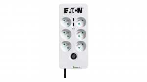 Listwa antyprzepięciowa Eaton 6xFR Tel@ 2xUSB 1,5m PB6TUF