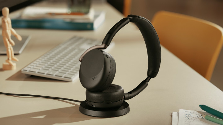 Słuchawki bezprzewodowe Jabra Evolve3 65 Flex USB-C UC Stereo Wireless Charging Pad - 36699-989-889 6