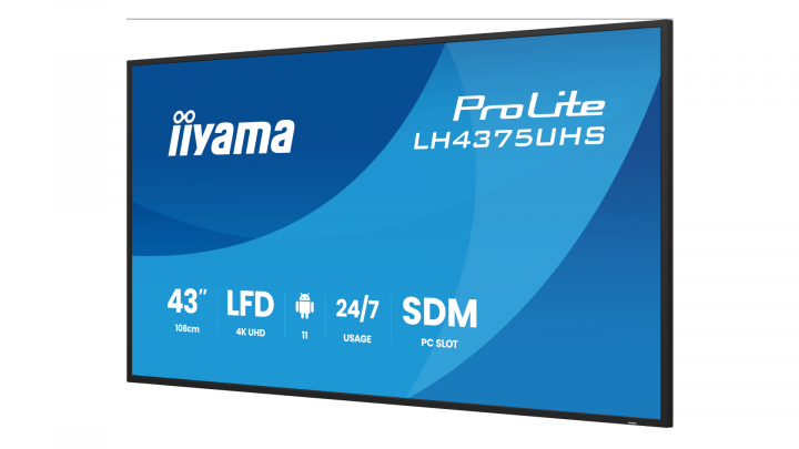 Monitor wielkoformatowy iiyama LH4375UHS-B2AG 3