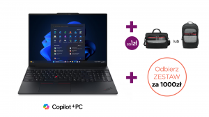 Laptop Lenovo ThinkPad E16 Gen 3 22AY001SPB Ultra 7 256V 16" WUXGA 16GB 512SSD Int W11Pro