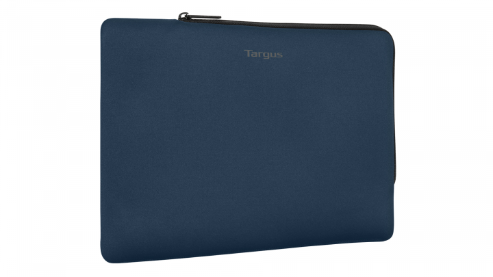 Etui do laptopa Targus MultiFit Sleeve EcoSmart 16 TBS65202GL niebieskie - przód lewa strona
