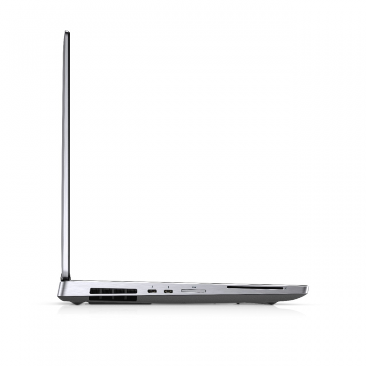 Mobilna stacja robocza Dell Precision 7540 srebrny - widok lewej strony
