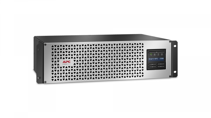 UPS APC SMTL1500RMI3UC 1500VA - widok frontu lewej strony