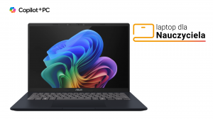Laptop dla Nauczyciela ASUS Vivobook 14 X1407QA-LY034W X X1-26-100 14" WUXGA 16GB 512SSD W11