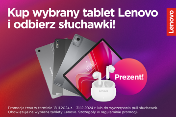 Kup wybrany tablet Lenovo i odbierz słuchawki! 3