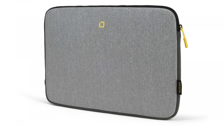 Etui do laptopa DICOTA Skin FLOW 141 D31743 szaro-żółte - przód prawa strona