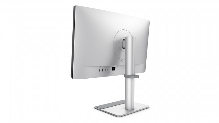 Monitor BenQ MA270U 9H.LMWLB.QBE 27" 4K UHD IPS USB-C Dock 90W - widok z tyłu lewej strony
