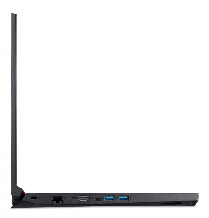 Laptop Acer Nitro 5 AN515-43 czarny - widok lewej strony