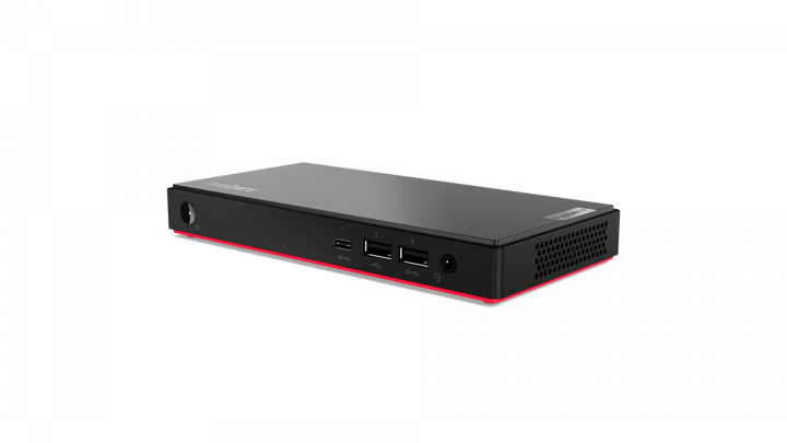 Komputer Lenovo ThinkCentre M75n Nano - widok frontu prawej strony